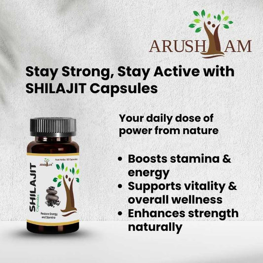 Shilajit Capsules â Strength & Stamina