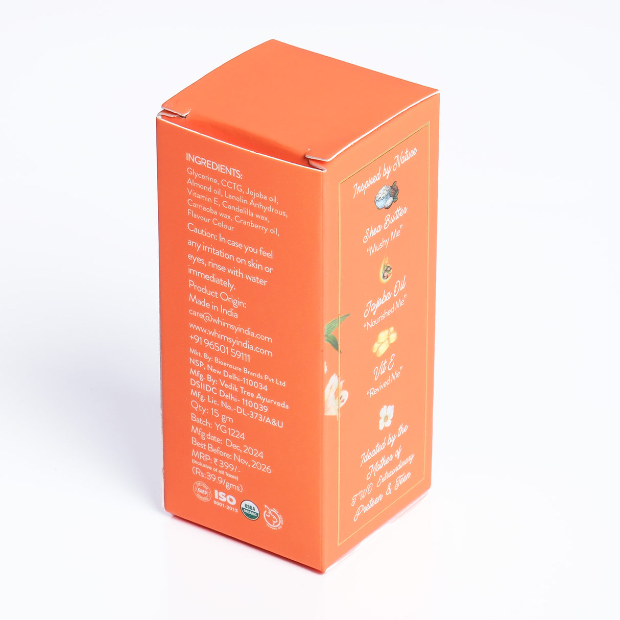 Orange box with text and logos on a white background