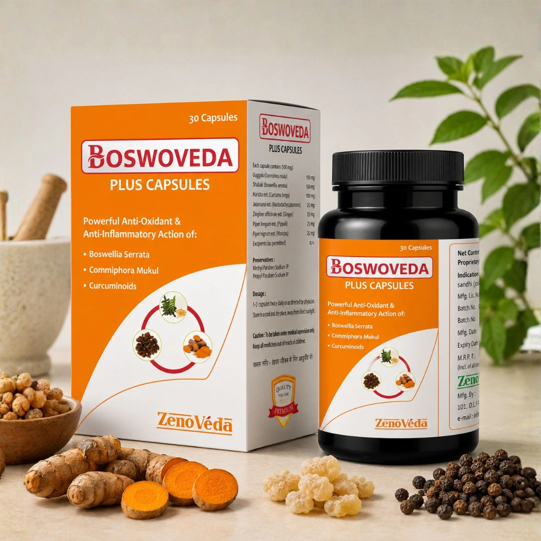 Boswoveda Plus Capsules – Ayurvedic Joint & Anti-Inflammatory Support