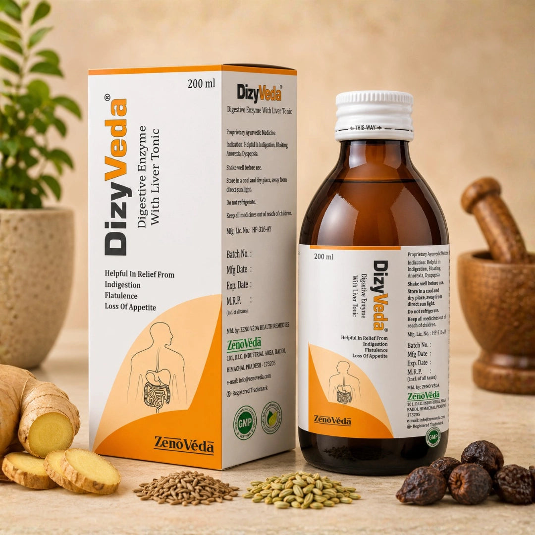 DizyVeda Digestive Enzyme with Liver Tonic Syrup