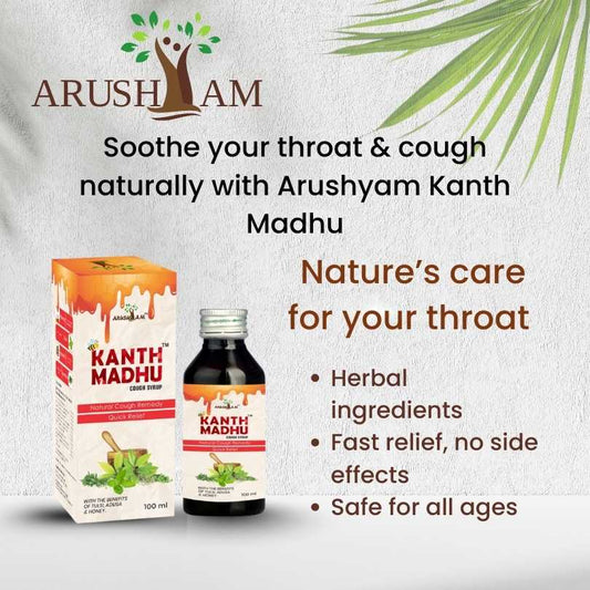 Kanth Madhu â Cough Syrup with Tulsi, Adusa & Honey