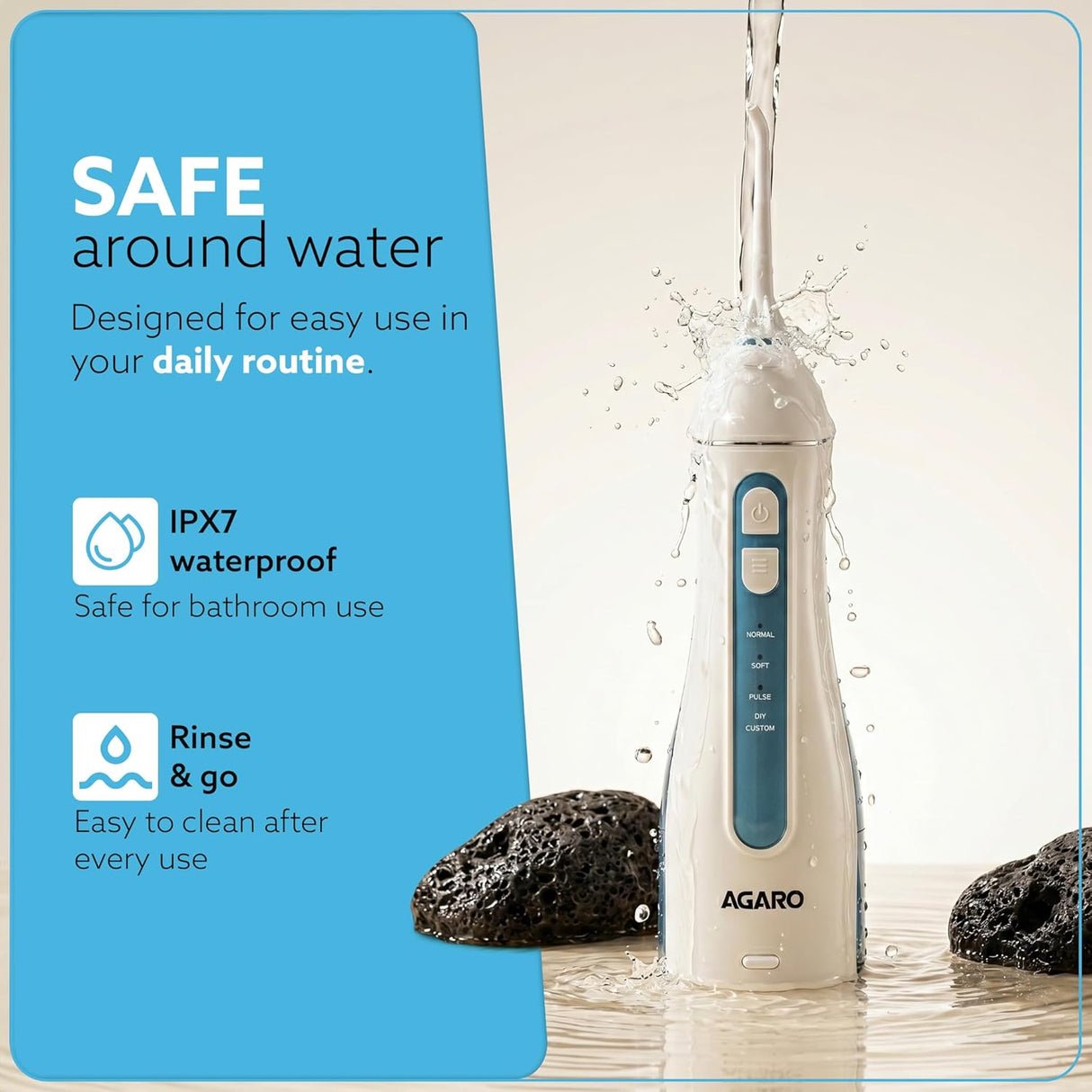Ultra Flosser 200 White | Rechargeable Cordless Oral Irrigator