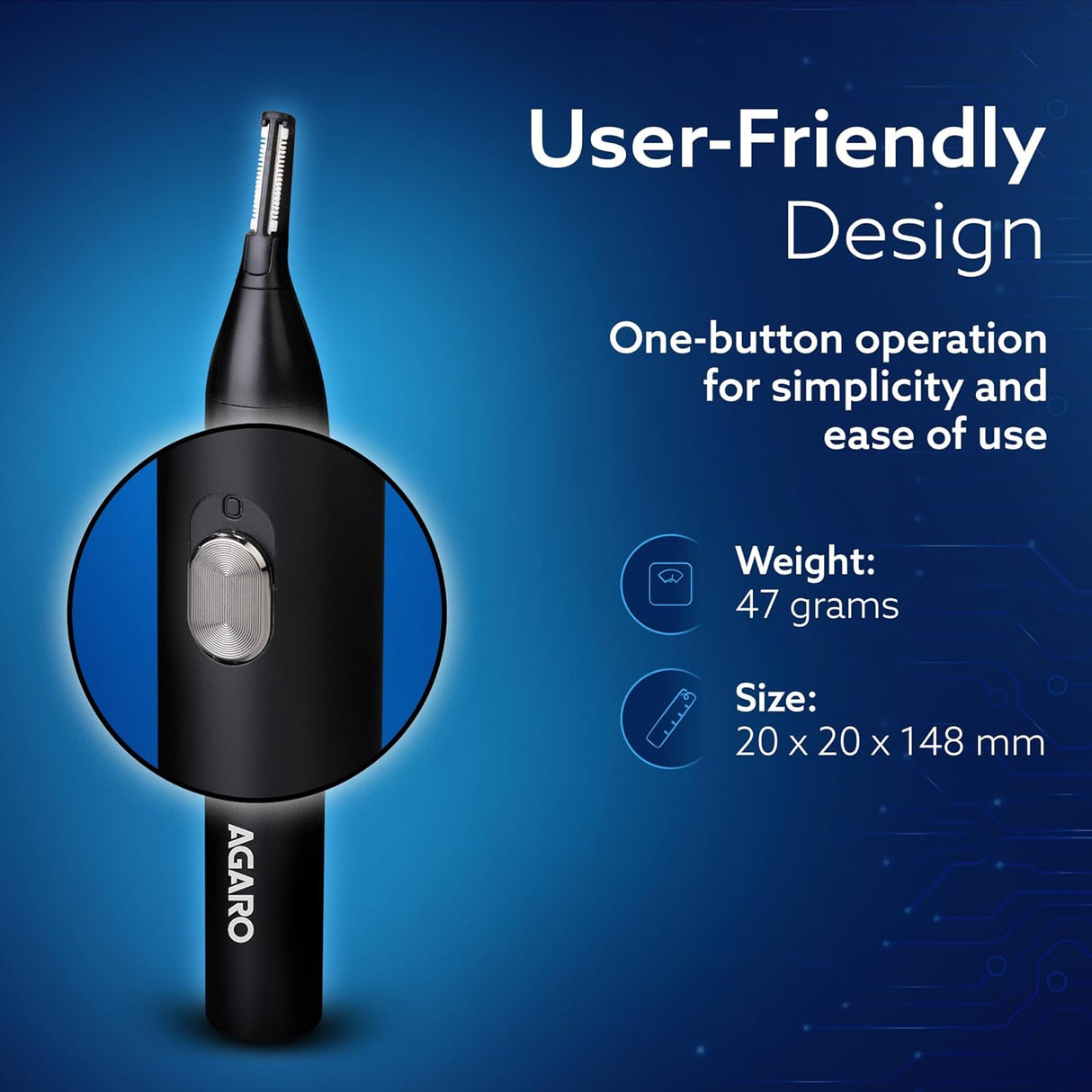 3-in-1 Nose, Ear & Eyebrow Trimmer NT1727