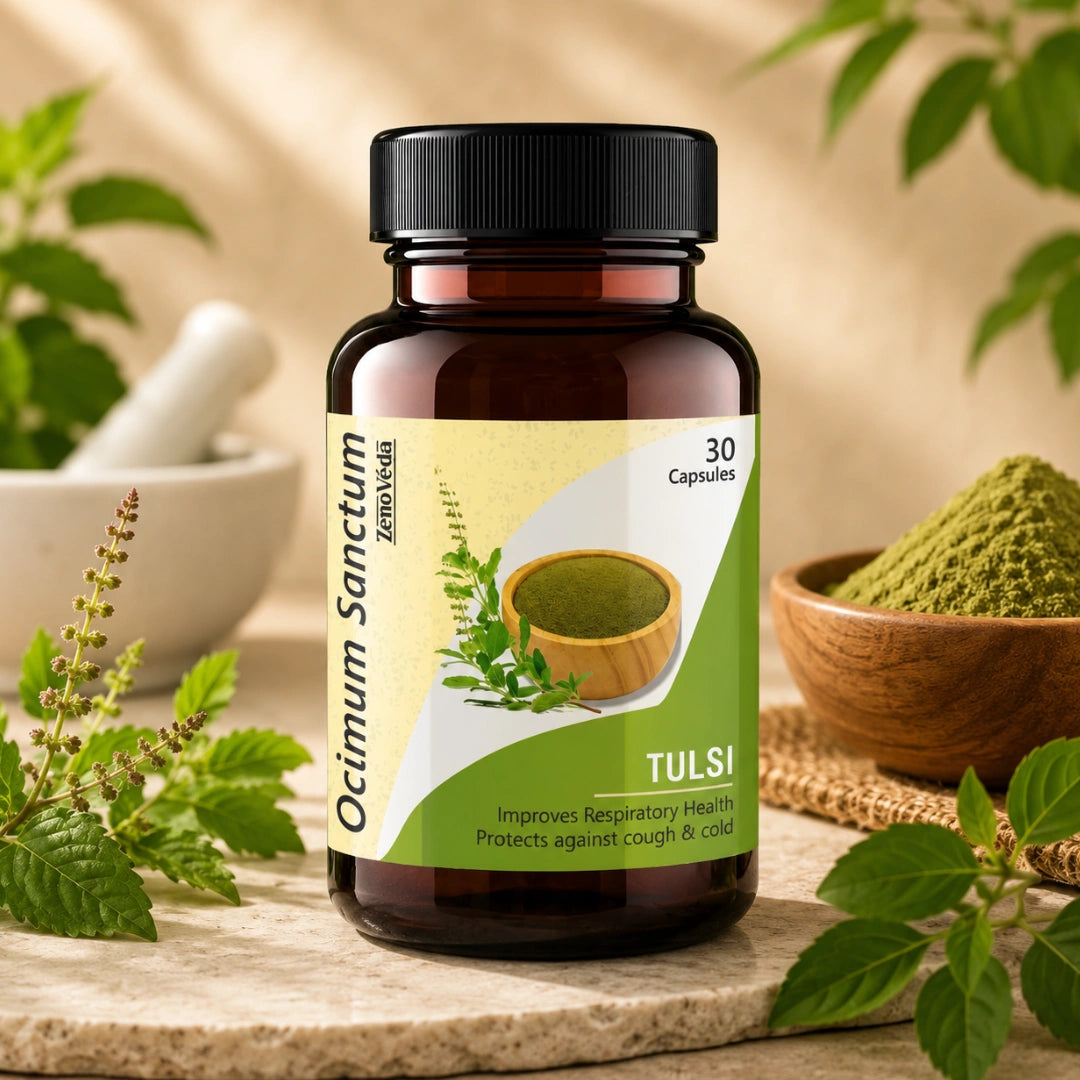 Tulsi Capsules β Ayurvedic Respiratory & Immunity Support