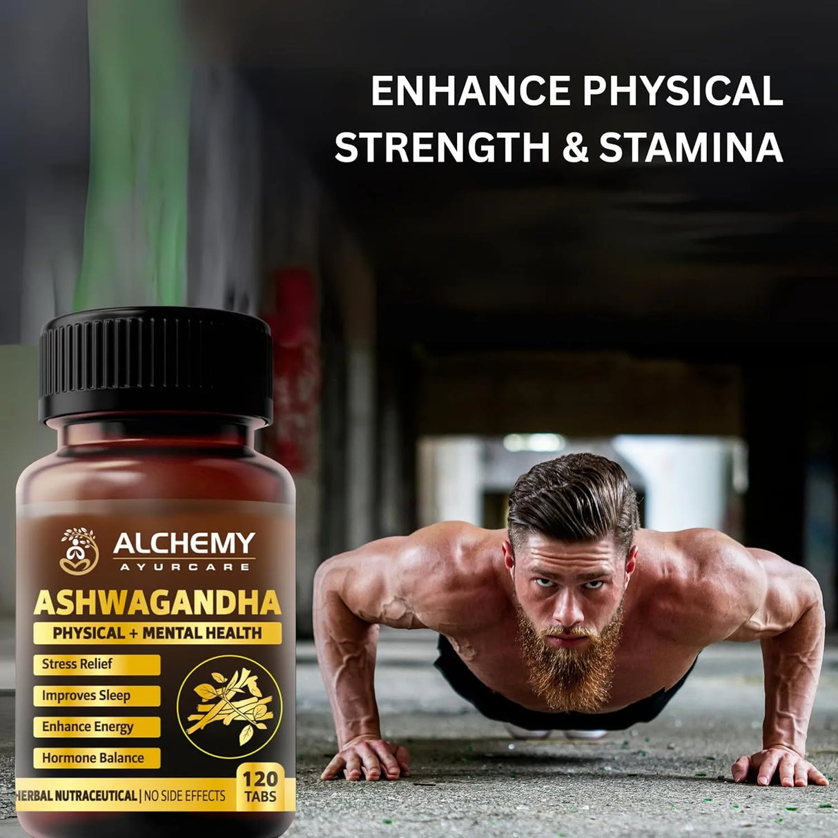 Ashwagandha Extract Tablets 1000mg with Black Pepper | Stress, Sleep & Energy Support