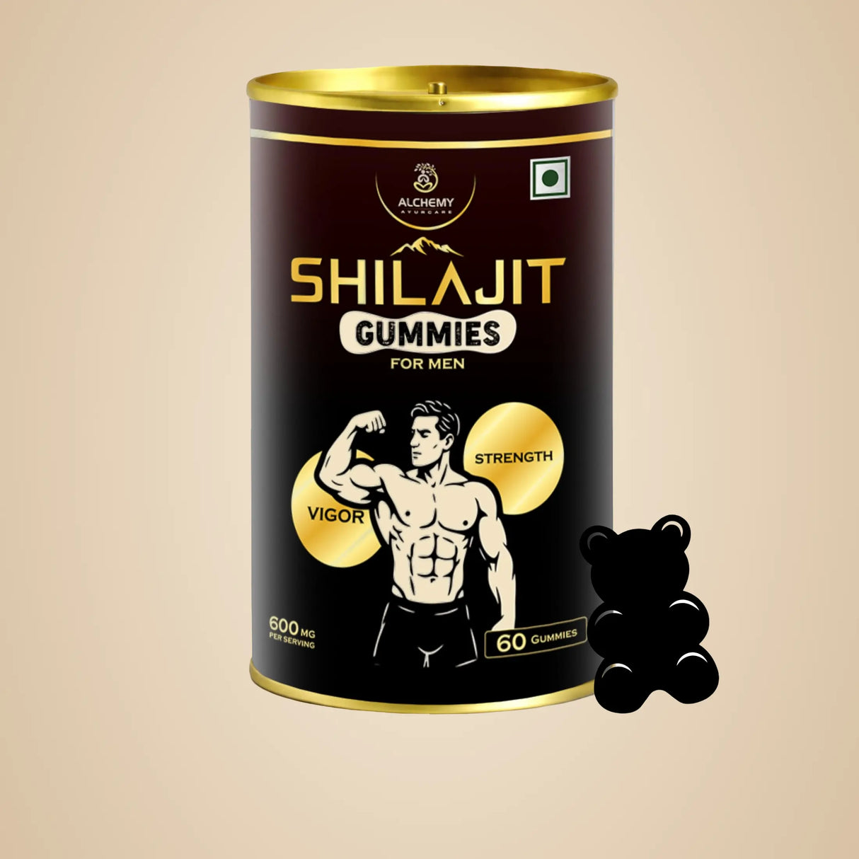 Himalayan Shilajit Gummies | Men’s Energy, Stamina & Vitality Support