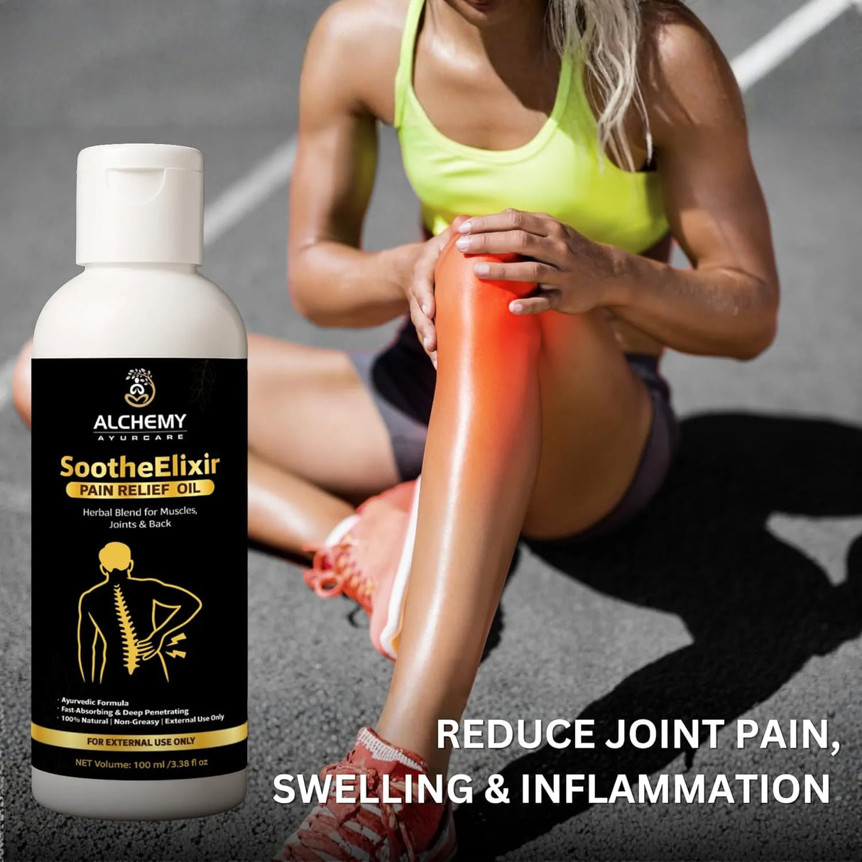 Soothe Elixir Pain Relief Oil | Joint & Muscle Massage Oil – 100ml