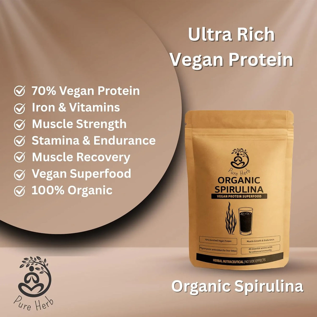Organic Spirulina Powder | Vegan Superfood for Energy & Immunity