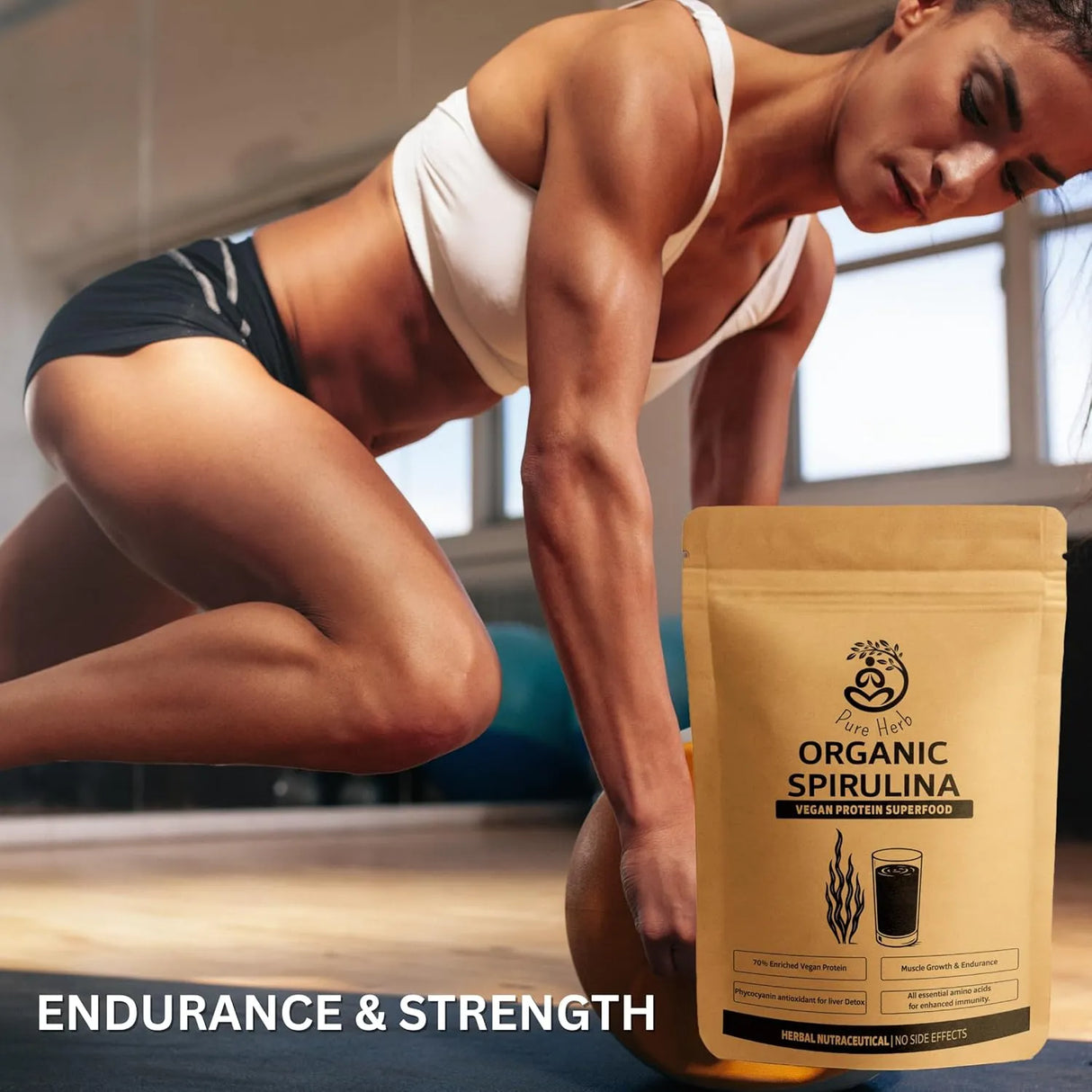 Organic Spirulina Powder | Vegan Superfood for Energy & Immunity