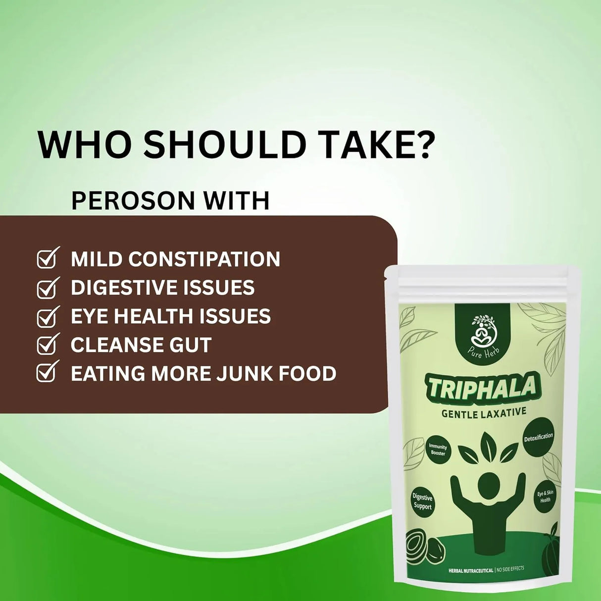 Triphala Powder | Ayurvedic Digestive Cleanser & Detox Support – 100g