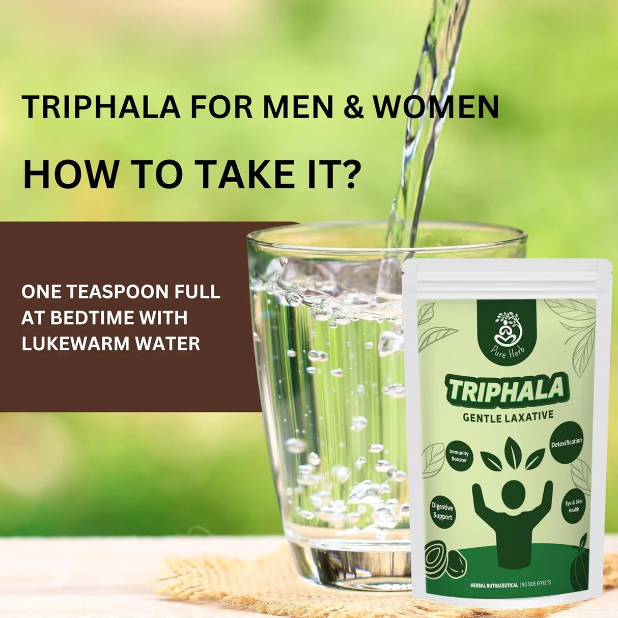 Triphala Powder | Ayurvedic Digestive Cleanser & Detox Support – 100g