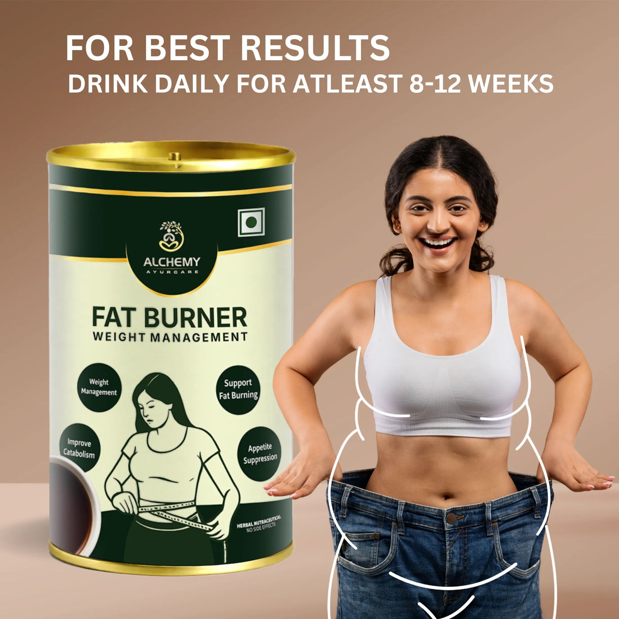 Fat Burner Kawa For Men & Women | Weight Management & Detox Support (250 gm)
