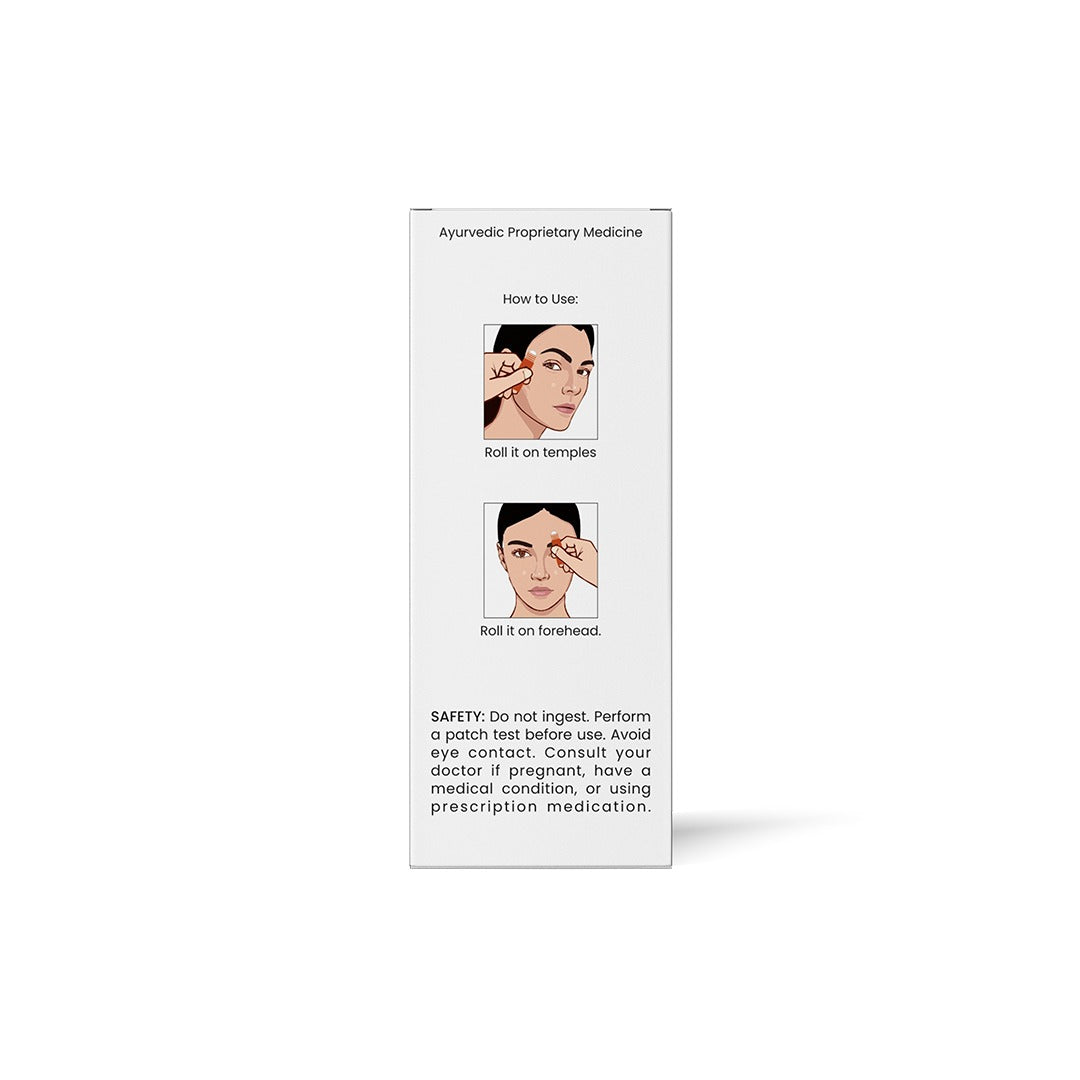 Instructions for using a Ayurvedic Proprietary Medicine packaging on a white background