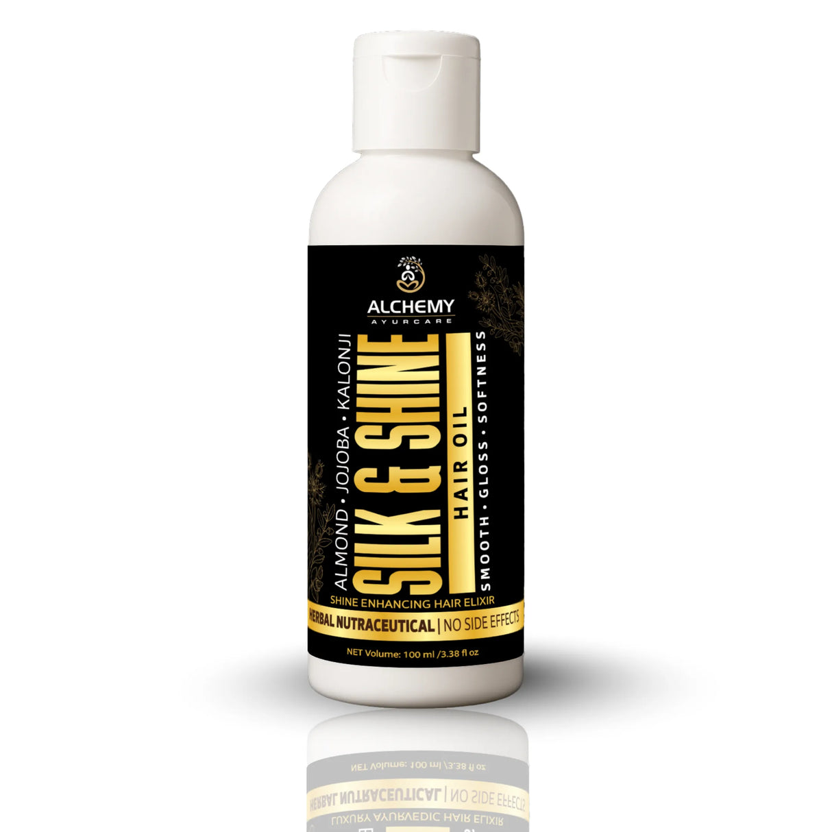 Silk & Shine Hair Oil | Almond, Jojoba & Kalonji Smooth Hair Care