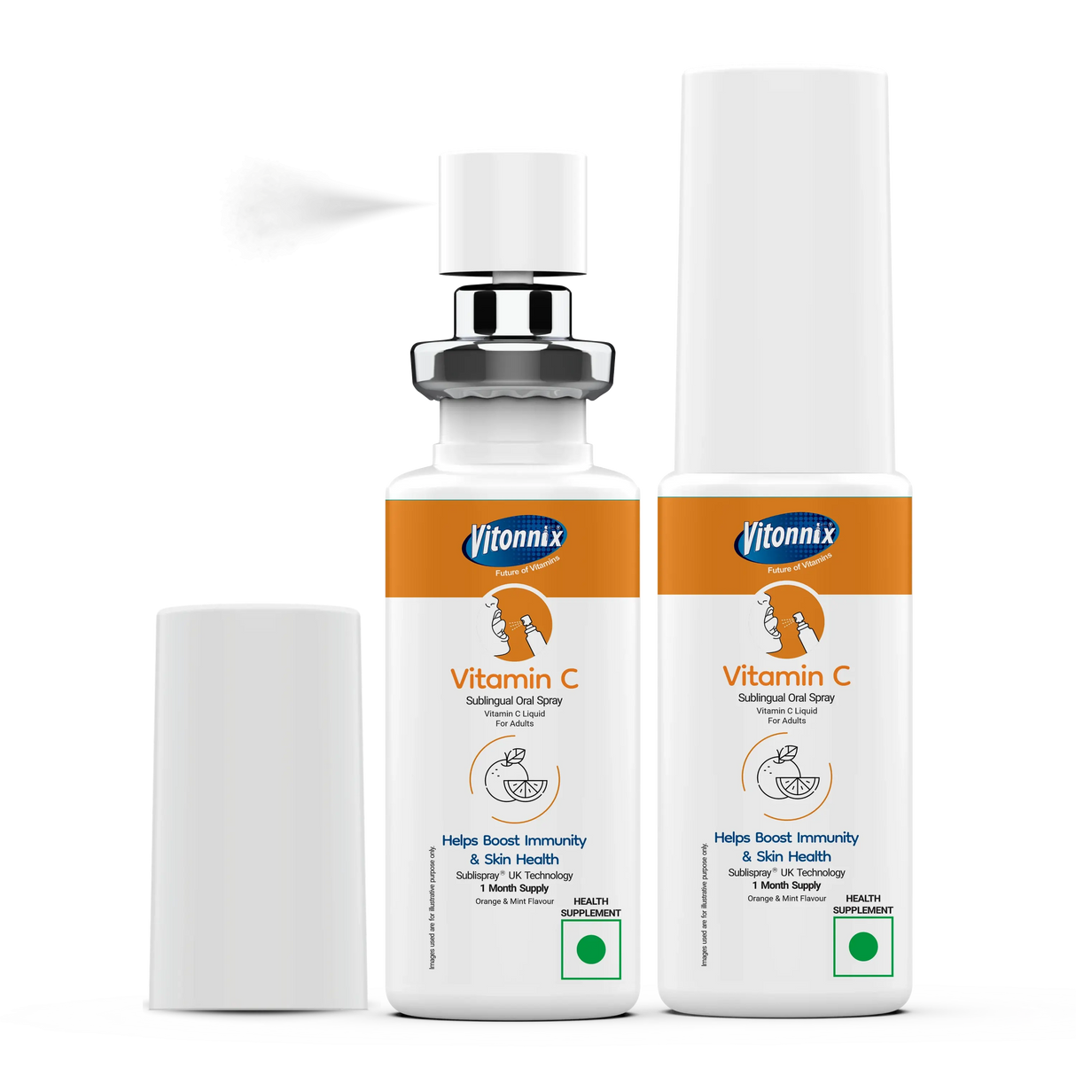 Vitonnix Vitamin C supplement bottles on a white background