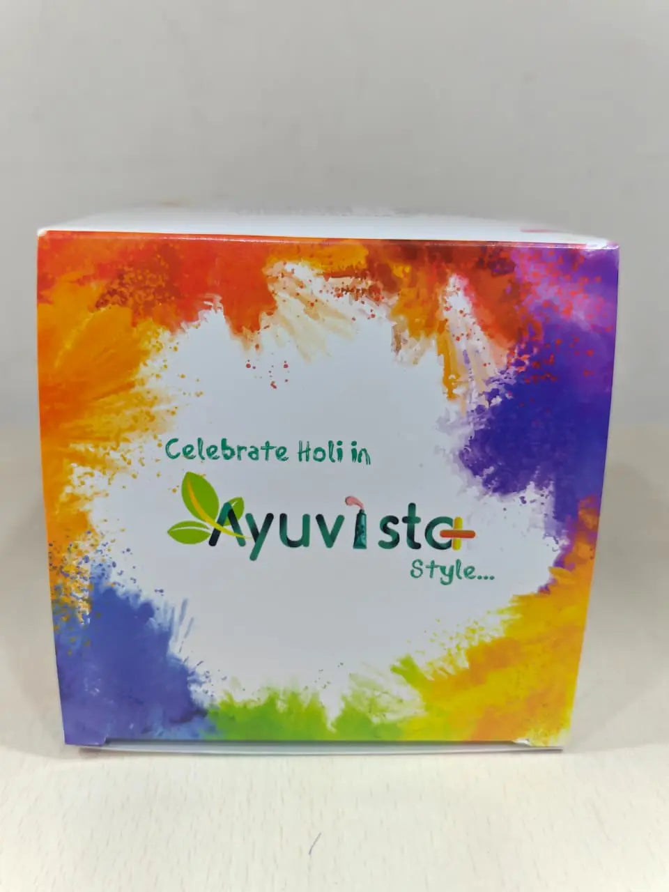 Colorful box with 'Ayuvista'