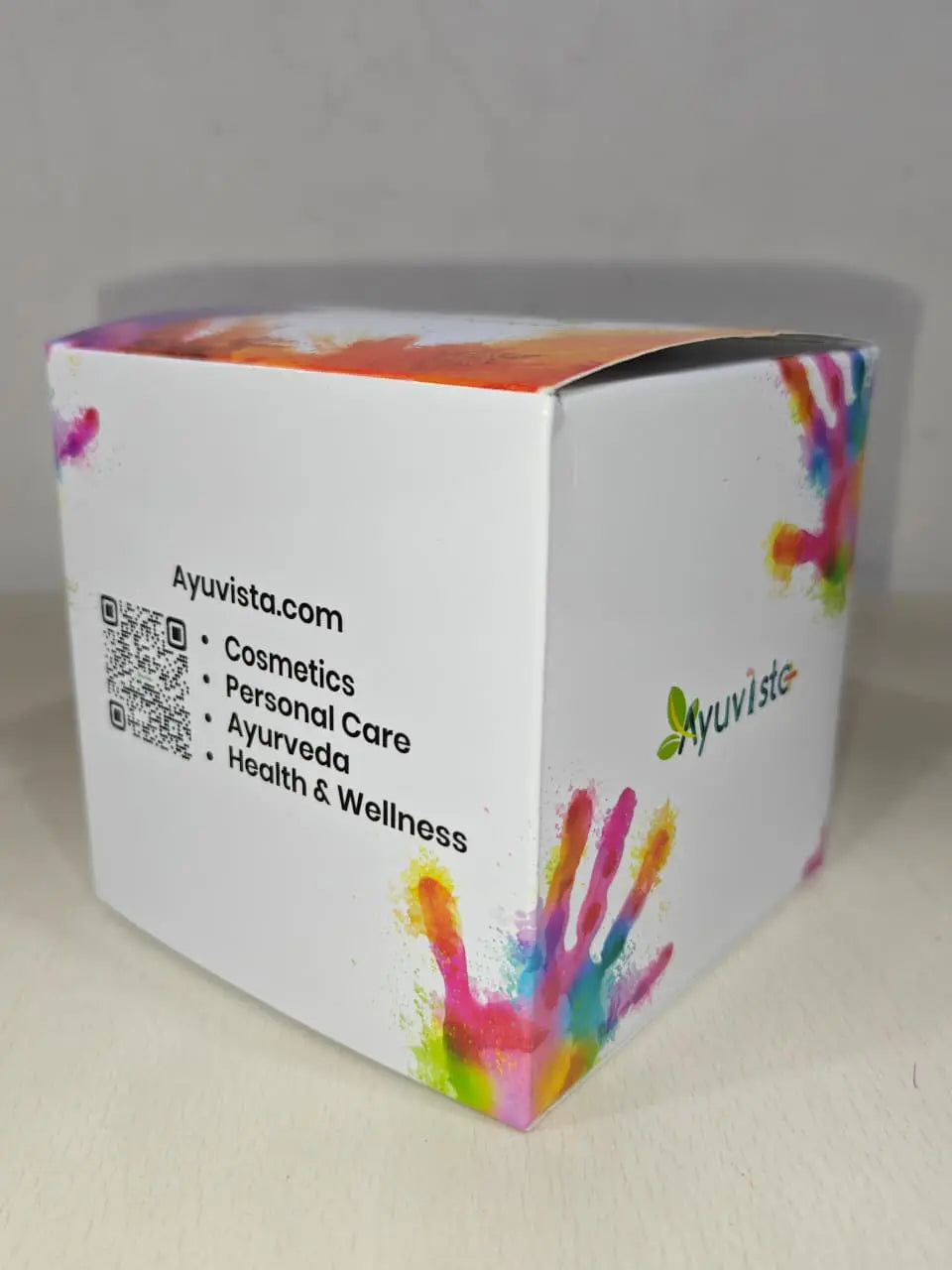 Colorful box with 'Ayuvista'