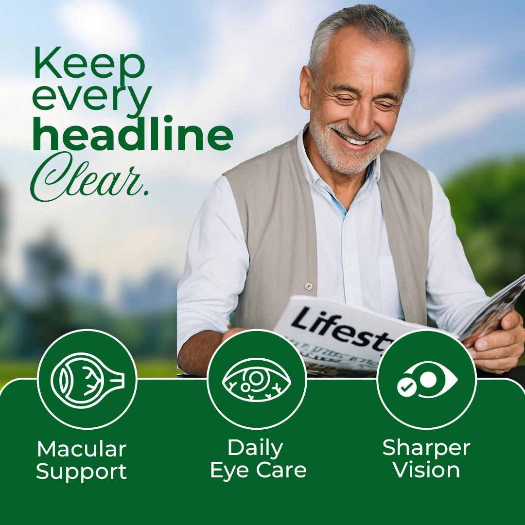 Man reading a newspaper with lifestyle
