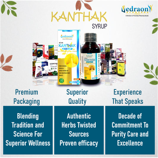Kanthak Syrup – Ayurvedic Cough & Throat Relief Formula