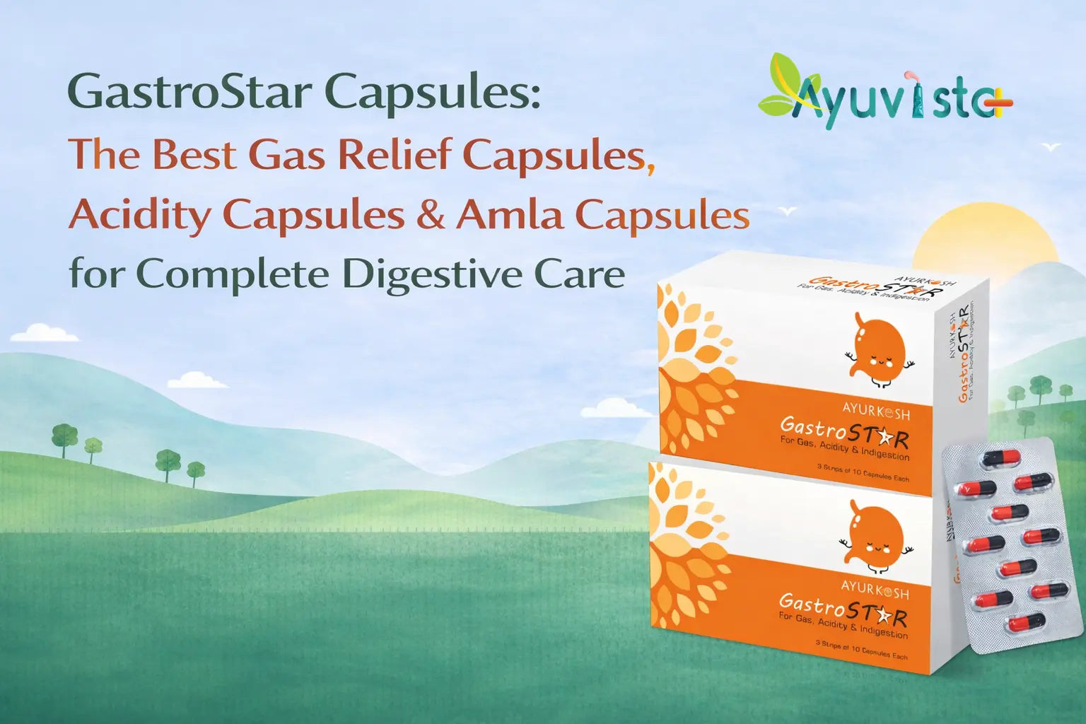 GastroStar Capsules: Best Gas Relief Capsules, Acidity Capsules