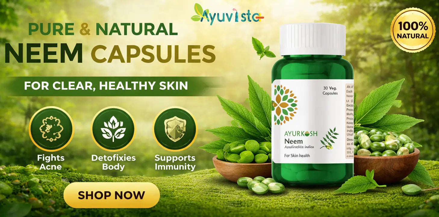 Ayurkosh Neem Capsules 450mg: A Natural Detox for Your Body