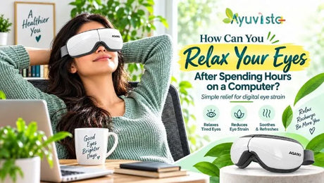 How Can You Relax Your Eyes After Spending Hours on a Computer?