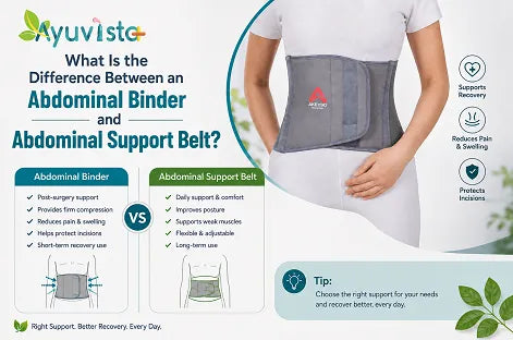 What Is the Difference Between an Abdominal Binder and an Abdominal Support Belt?