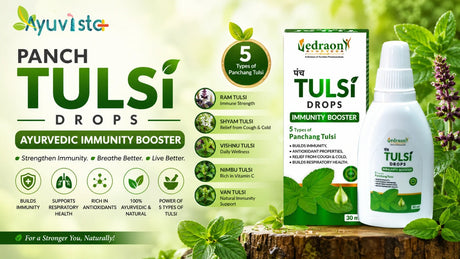 Panch Tulsi Drops: Ayurvedic Immunity Booster for Modern Health Challenges