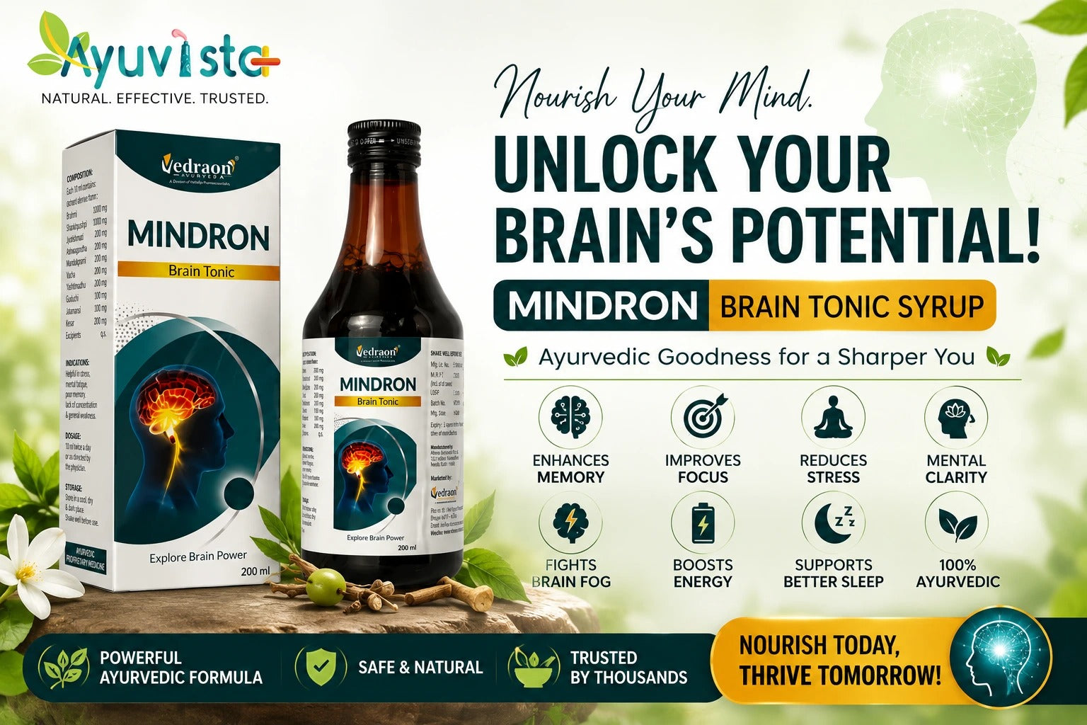 Mindron Brain Tonic Syrup