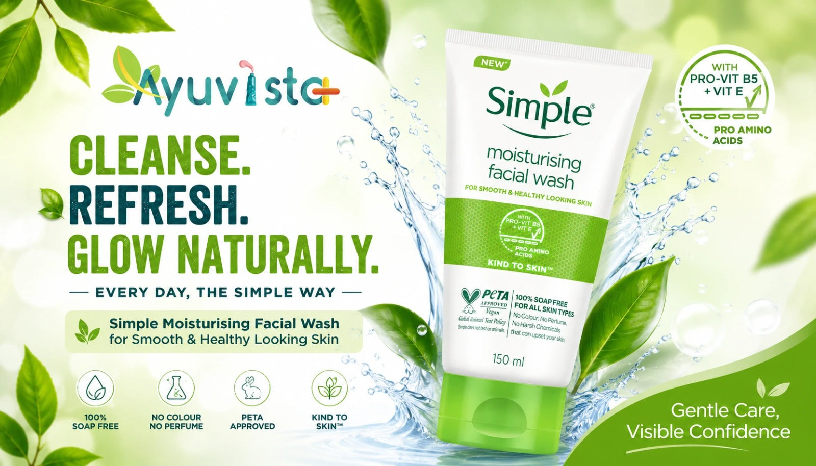 MOISTURISING FACIAL WASH TO HYDRATED & HEALTHY SKIN