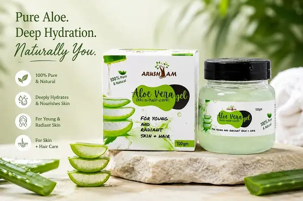 Best Aloe Vera Gel for Dry & Damaged Skin Hydration  Ayuvista