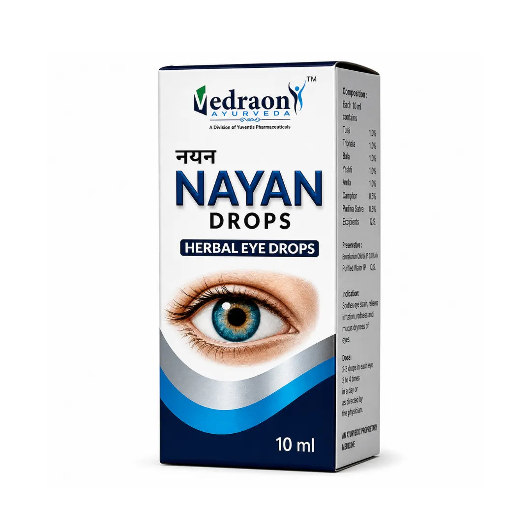 Box of Nayan Drops herbal eye drops 