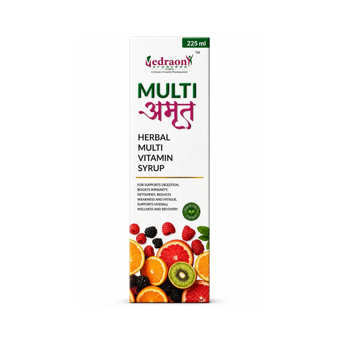 Vedraon Multi Herbal Multi Vitamin Syrup packaging