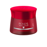Red jar of Pond's Youthful Miracle cream
