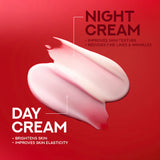 Comparison of night cream and day cream