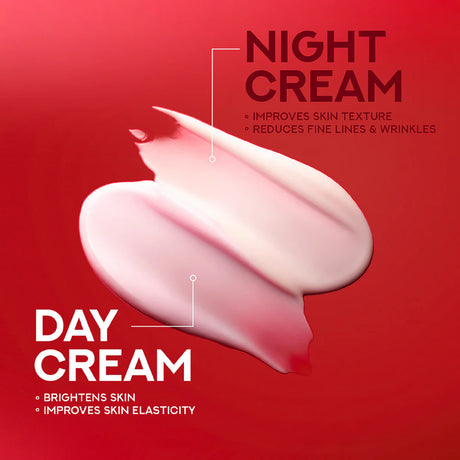 Comparison of night cream and day cream