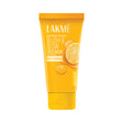 Lakme Blush & Glow Face Wash tube with lemon slice design on a white background