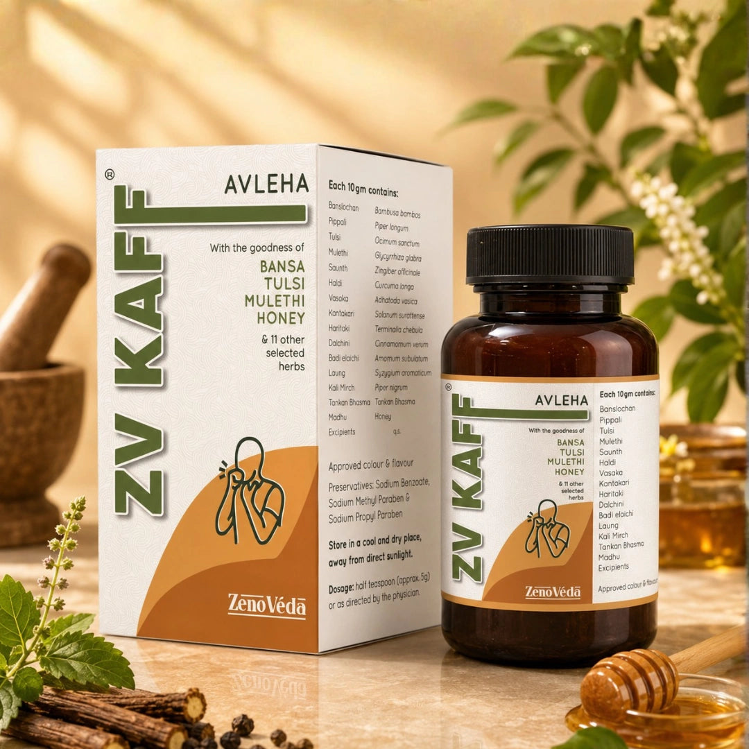 ZV Kaff Avleha – Ayurvedic Herbal Cough Wellness Support