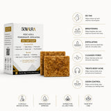 Kojic Acid & Pomegranate Exfoliating De-Tan Soap | Brightening & Exfoliating Soap | Pack of 2