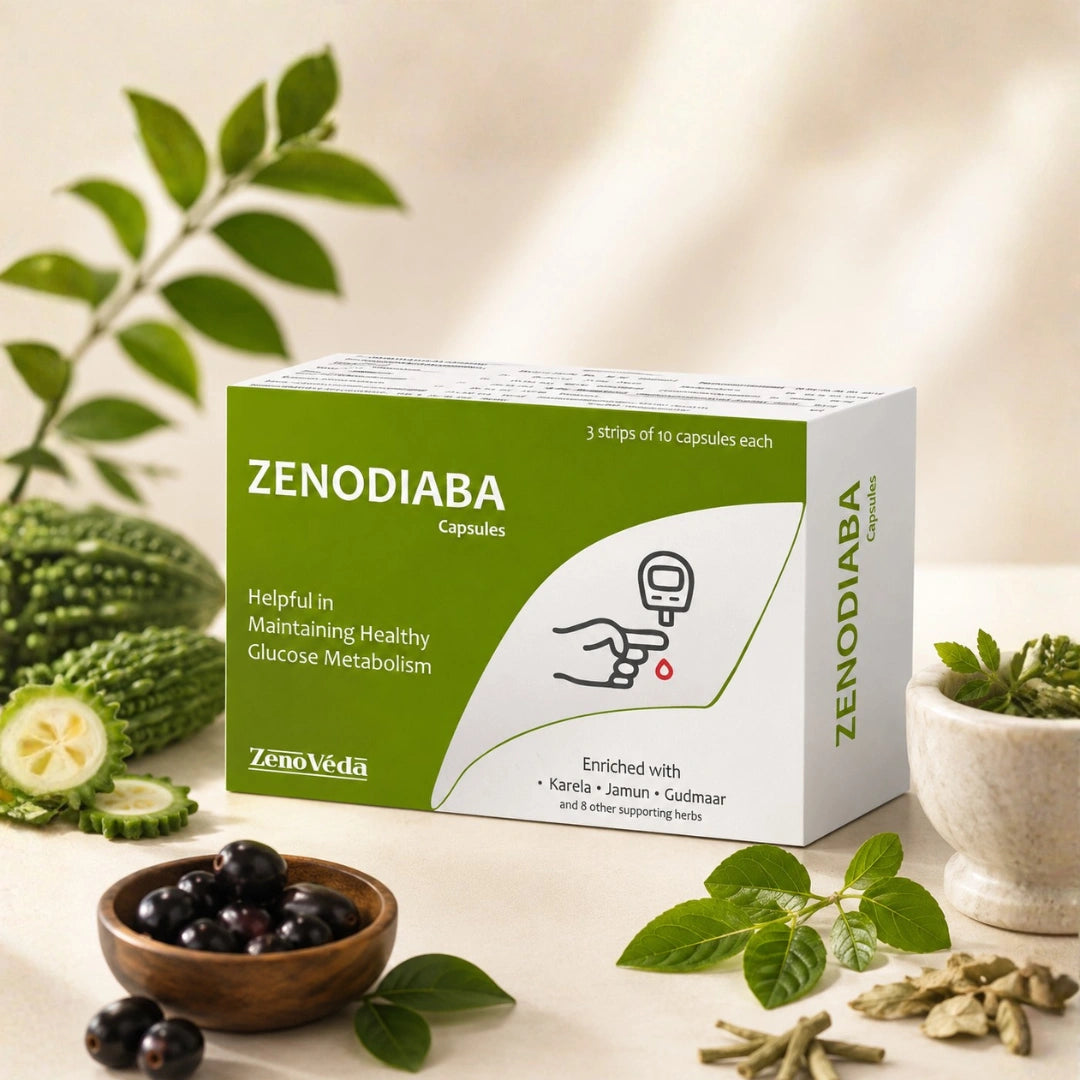 Zenodiaba Capsules – Ayurvedic Glucose Metabolism Support Capsules