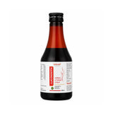 Bottle of Lugosooth herbal uterine syrup on a white background
