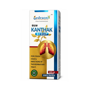 Vedraon Kanthak Syrup packaging on a white background