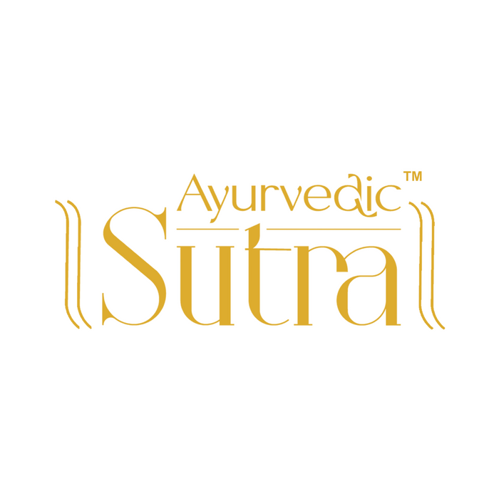 Gold 'Ayurvedic Sutra' logo