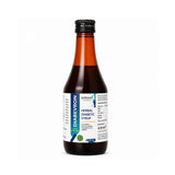 Bottle of Diabevron Herbal Diabetic Syrup on a white background