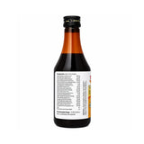 Bottle with a label on a white background