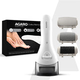 Callus Remover Rechargeable with 3 Heads | Pedicure Device for Dead Skin Removal