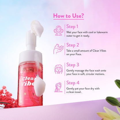 Korean skincare product with usage instructions on a gradient background