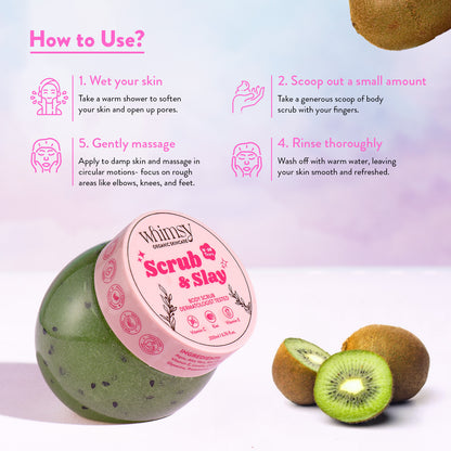 Whimsy Kiwi Body Scrub (4-16 Years)
