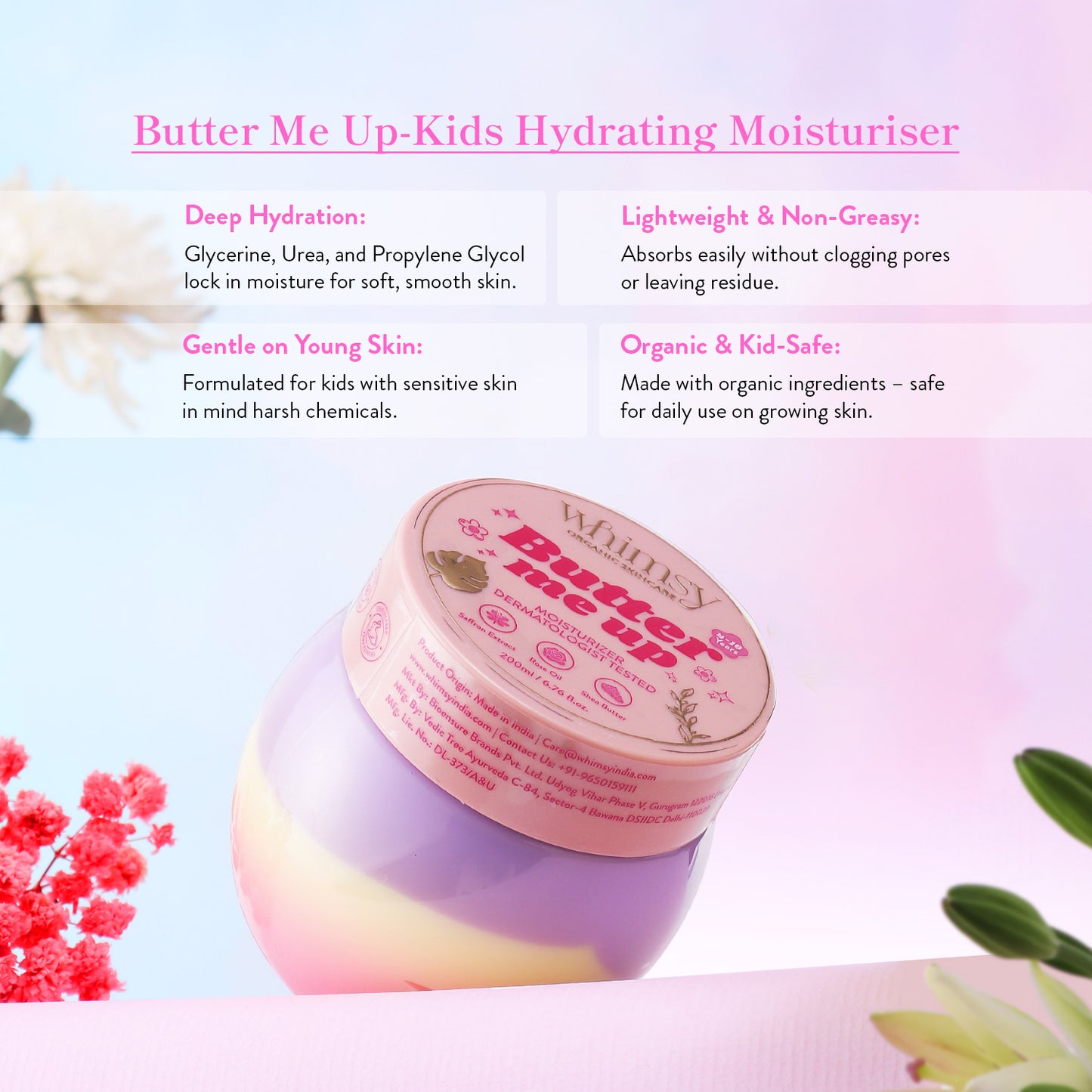 Whimsy Butter Me Up Body Butter - 180 ML (4-16 Years)