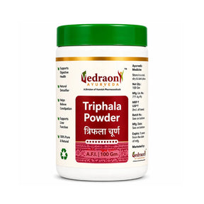 Vedraon Ayurveda Triphala Powder container